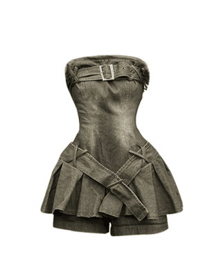 Robe en jean des années 2000