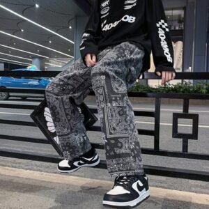 Jean bandana noir