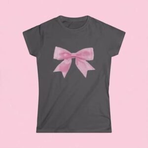 T-shirt à nœud Y2K