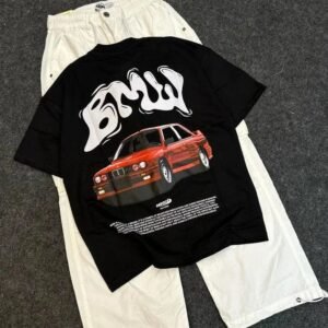 Chemise Y2K à imprimé voiture