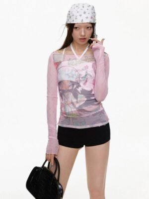 Chemise Harajuku Y2K