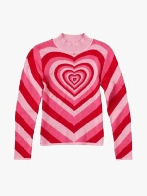 Pull coeur Y2K
