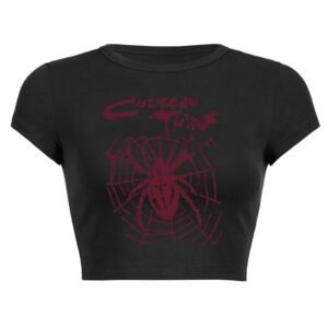 Haut court araignée Y2K