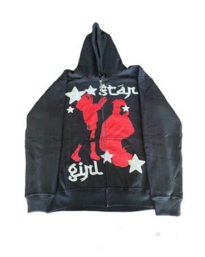 Sweat à capuche Star Girl Y2K