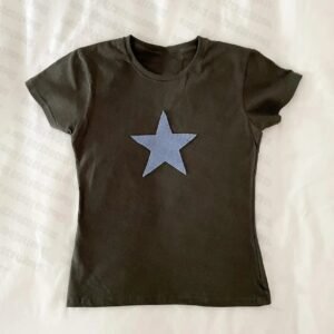 Chemise étoile Y2K