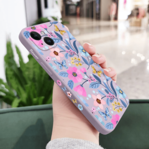 Étui de téléphone floral vintage