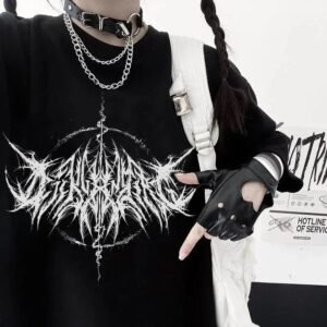 Chemise rétro hip hop pour femmes