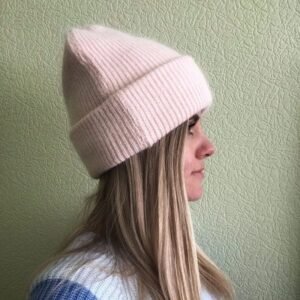 Bonnet en cachemire Y2K