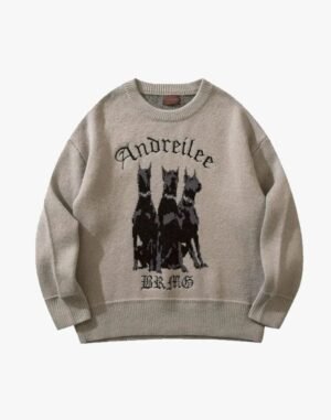 Pull surdimensionné Combgoth Y2K
