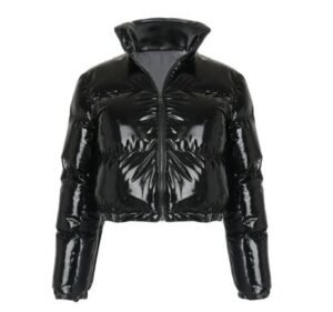 Manteaux courts en faux cuir Y2K