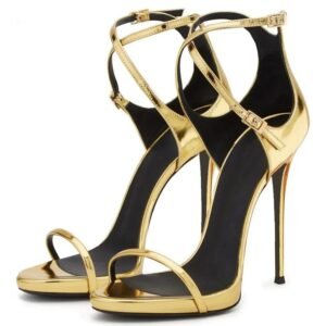 Talons hauts dorés Y2K