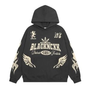 Sweat à capuche graphique Y2K