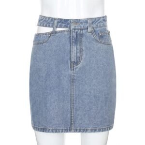 Jupe en jean Y2K