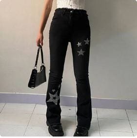 Jean Y2K avec strass