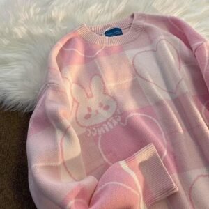 Pull surdimensionné Kawaii Y2K