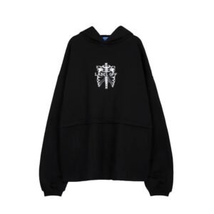 Étiquette Y2K Off Skelly Sweat à capuche