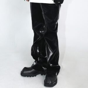 Pantalon en cuir Y2K