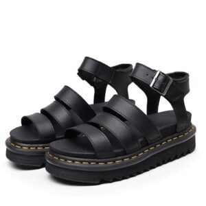 Sandales en cuir Y2K