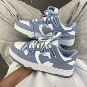 Baskets coeur lumineux Y2K