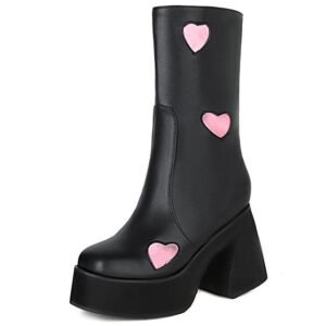 Bottes coeur d'amour Y2K