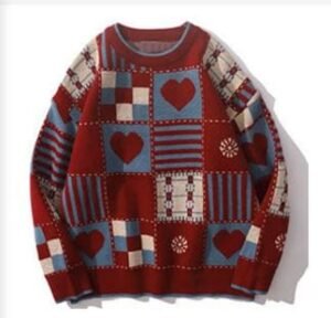 Pull surdimensionné Y2K Love