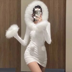 Mini robe de cocktail Y2K