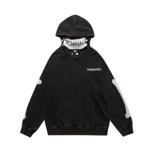 Sweat à capuche Skelly Money Heist Y2K