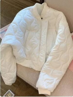Manteau matelassé mince Parkas Y2K