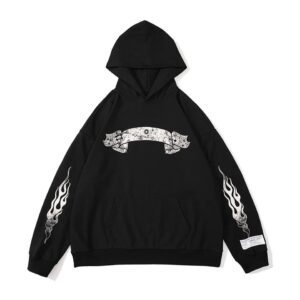 Sweat à capuche imprimé Y2K