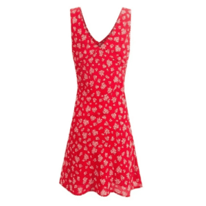 Robe rouge Y2K
