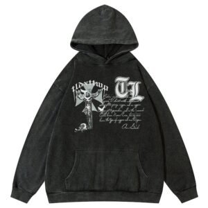 Sweat à capuche Y2K Saint Cross
