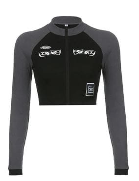 Haut court sexy et serré Y2K