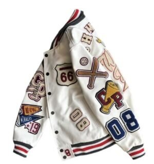 Veste en cuir courte Y2K