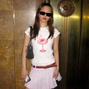 Chemise blanche Y2K